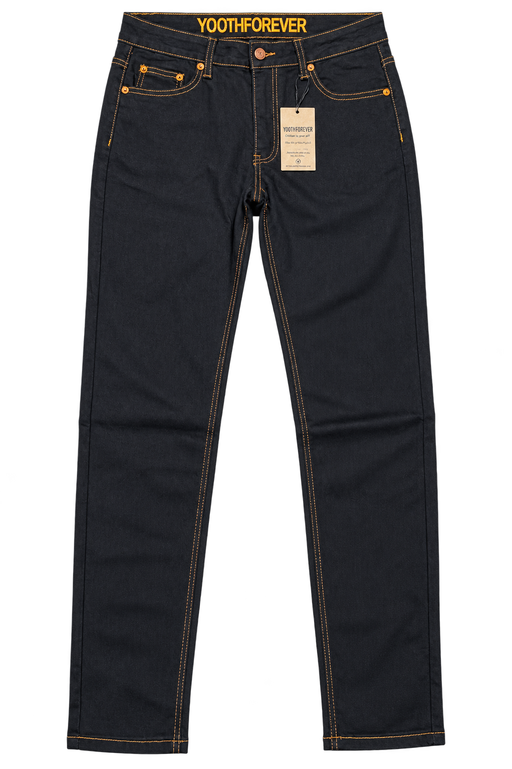African-Inspired Denim Jeans | Yoothforever Black