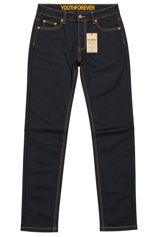 African-Inspired Denim Jeans | Yoothforever Black