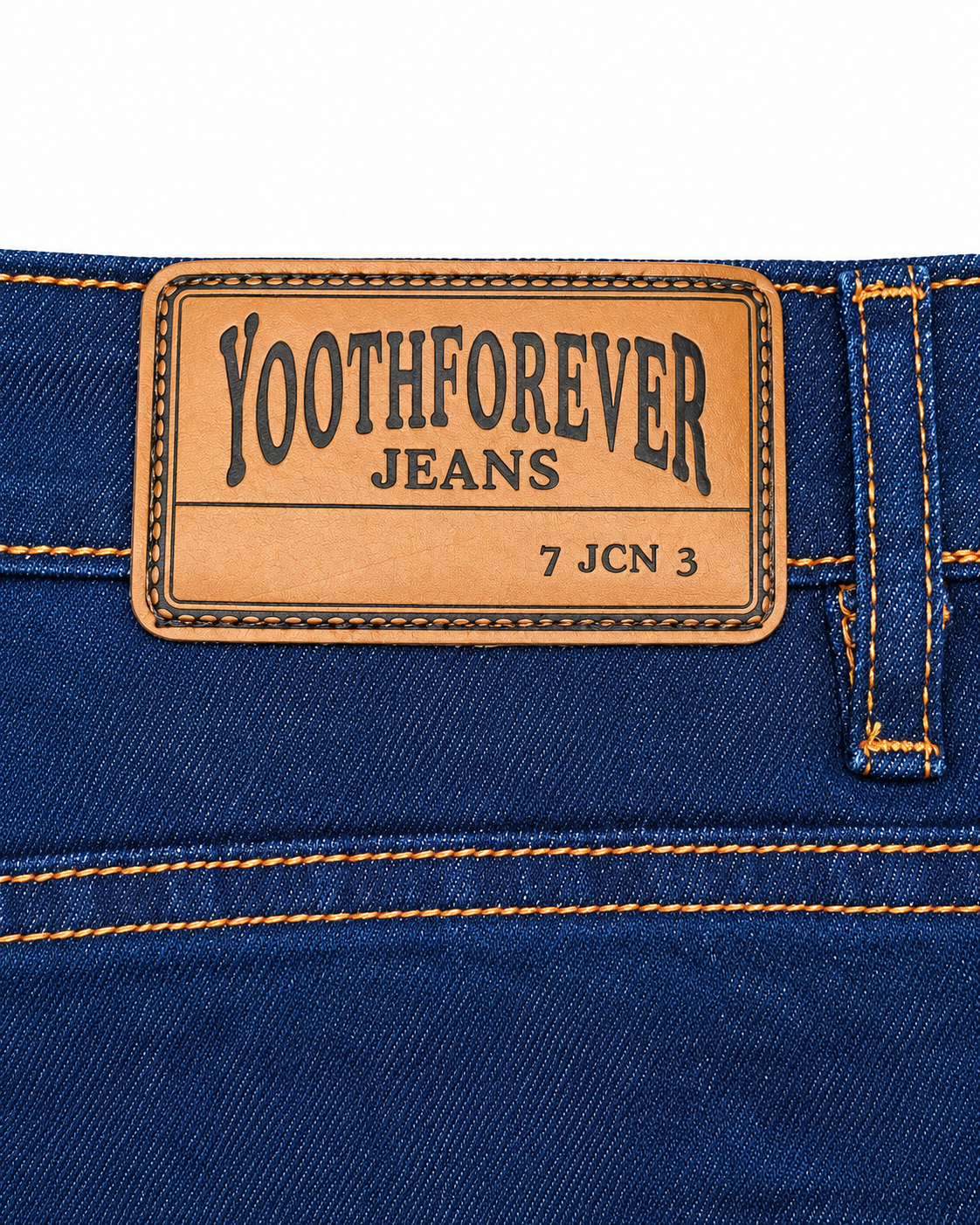 Yoothforever  African- Inspired Slim Fit Denim Jeans - Blue
