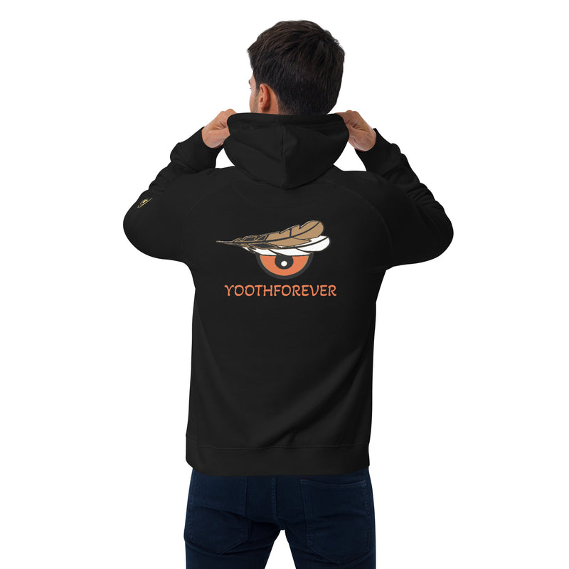 Unisex eco raglan hoodie