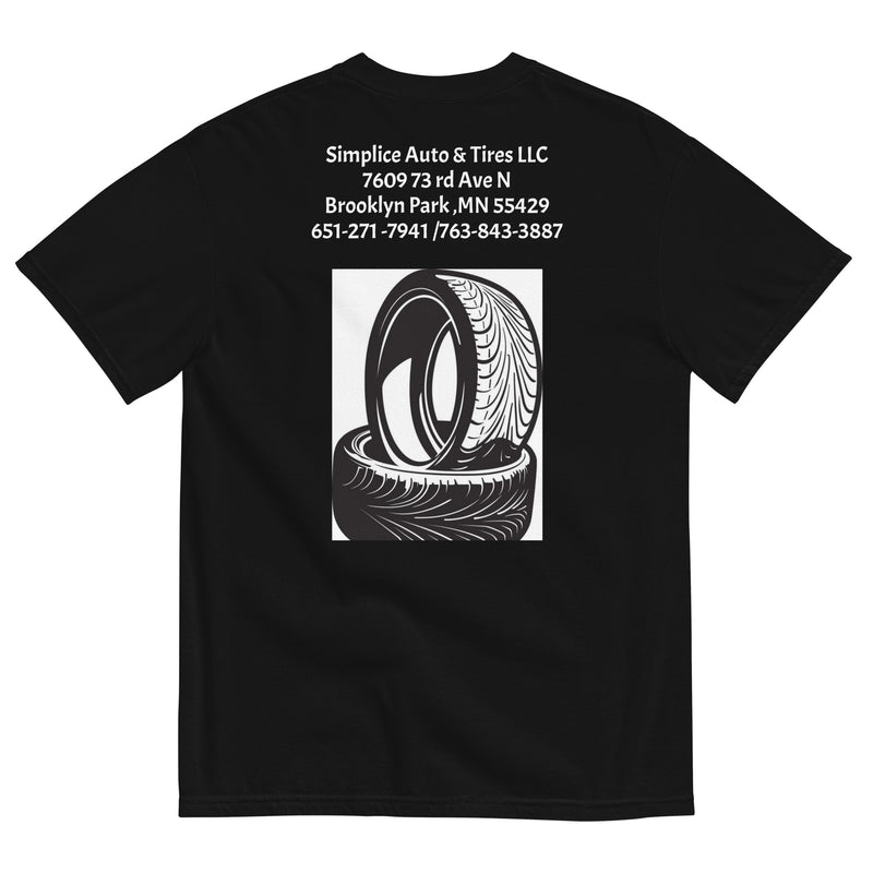 Unisex garment-dyed heavyweight t-shirt